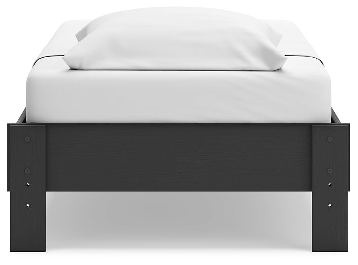 Socalle Twin Platform Bed with Dresser and 2 Nightstands