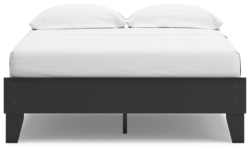 Socalle Full Platform Bed with Dresser, Chest and 2 Nightstands