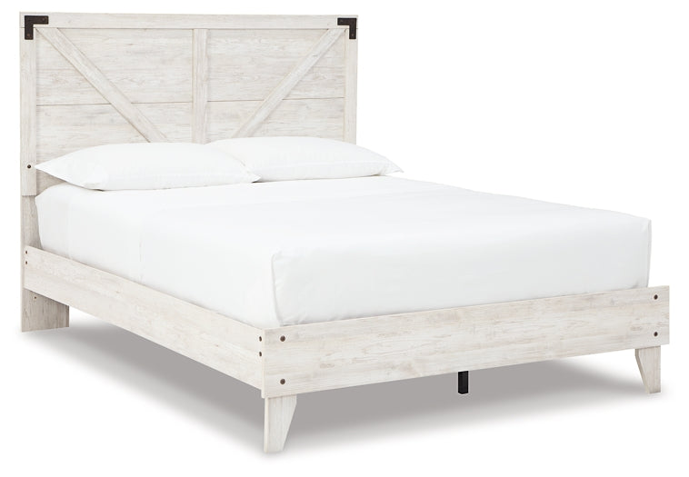 Shawburn Queen Platform Bed with Dresser, Chest and 2 Nightstands