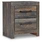 Drystan King/California King Bookcase Headboard with Mirrored Dresser, Chest and 2 Nightstands