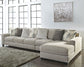 Ardsley 3-Piece Sectional with Ottoman