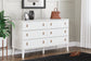 Aprilyn Full Bookcase Bed with Dresser, Chest and Nightstand