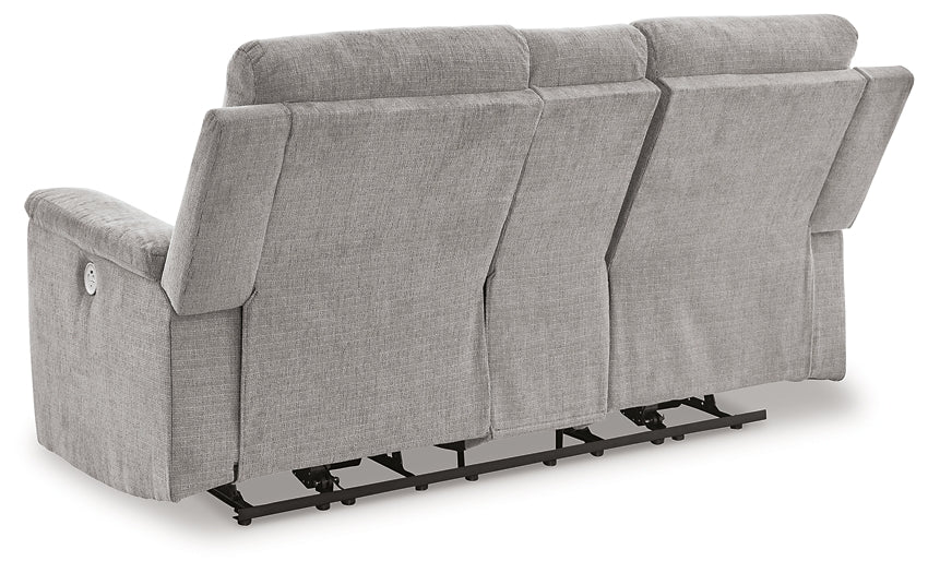 Barnsana DBL REC PWR Loveseat w/Console