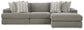 Avaliyah 3-Piece Sectional with Ottoman