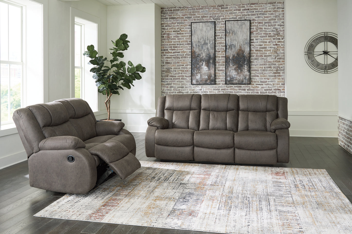 First Base Sofa, Loveseat and Recliner